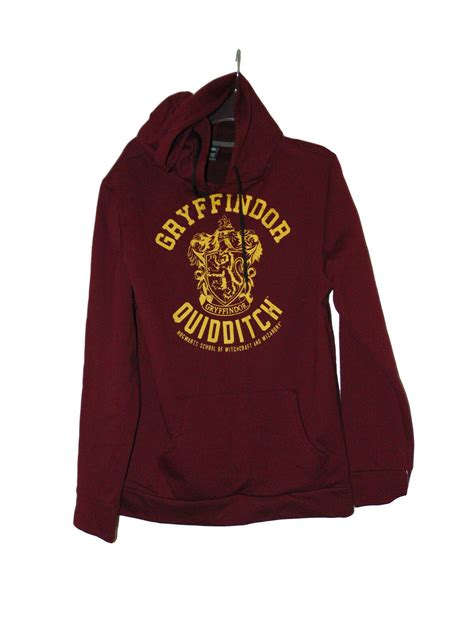 Harry Potter Hogwarts Gryffindor Hoodie Sweatshirt Size Large Women Nwt