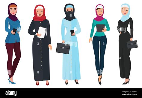 Arabic Woman Hijab Laptop Cut Out Stock Images And Pictures Alamy