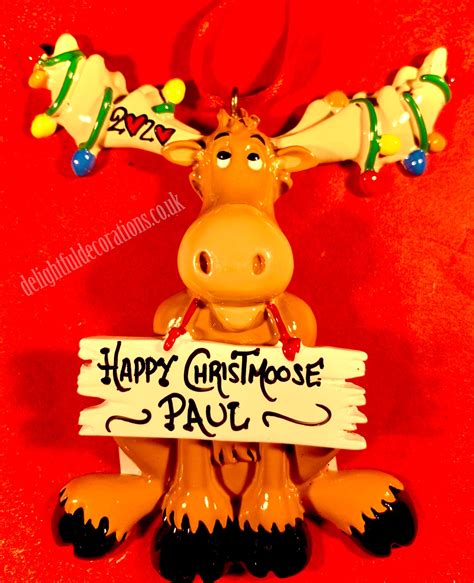 Christmas Moose Delightful Decorations Christmas Moose