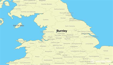 Where Is Burnley England Burnley England Map