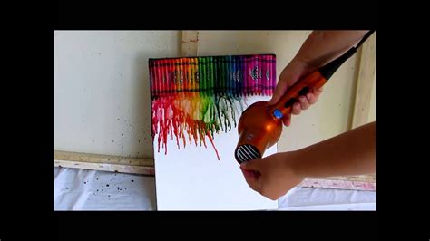Canvas Melted Crayon Art Ideas Vlr Eng Br