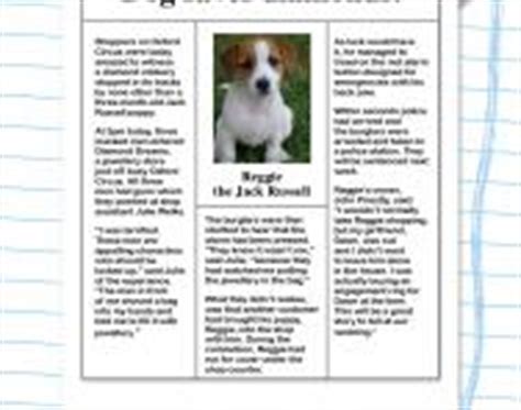 A newspaper report is a news story found in newspapers and are designed to provide people with information about what is happening in the world. Journalistic writing explained for parents | Newspaper ...