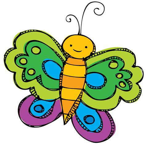 Spring Break Happy Spring Clip Art Image Butterfly Clip Art Clip Art