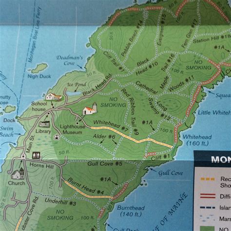Mai Trail Map Monhegan Museum