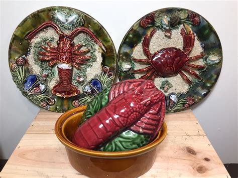 Lobster Crab Terrine Dish With Lobster Lid 3 Ceramic Catawiki