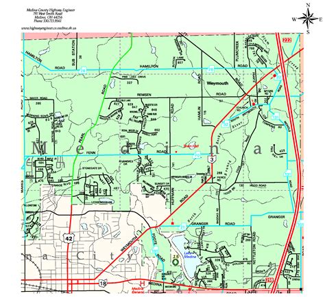 Medina County Ohio Map Images