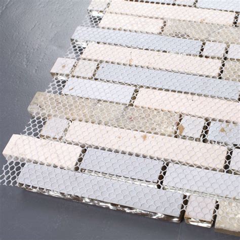 Stone Mosaic Tile Sheets Kitchen Backsplash Tiles Interlocking Marble
