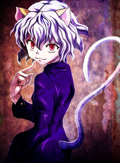 Hunter X Hunter Anime Anime Girls Red Eyes Tail Hd Phone Wallpaper