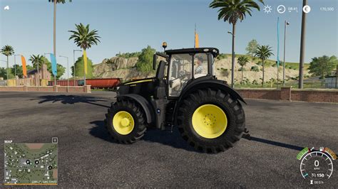 John Deere 6r Noir V10 Fs19 Fs19 Mods Farming Simulator 19 Mods