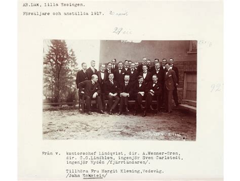 History Timeline 1900 1918 Electrolux Group