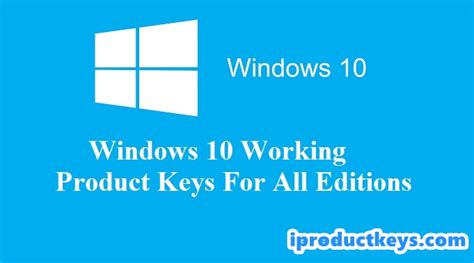 Windows 10 Product Keys 2021 Free ᐈ All Version Daily Update