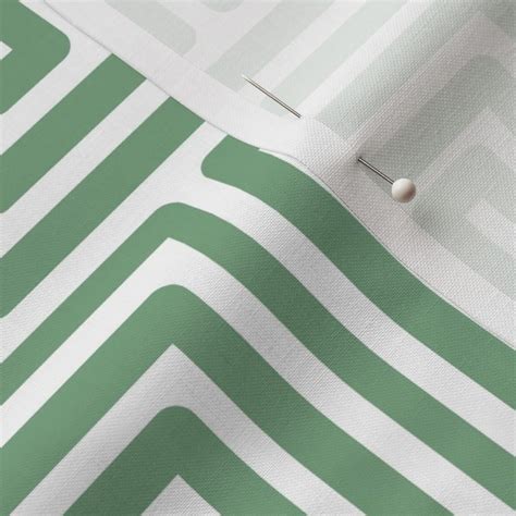 Maze Lines Jade Green Wallpaper Fabric Spoonflower