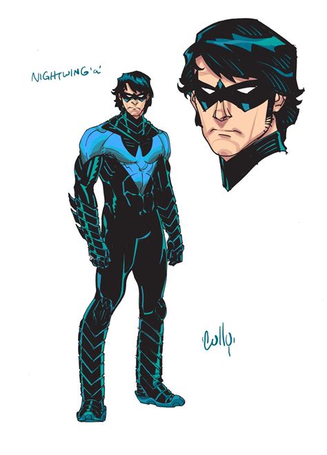 New 52 Nightwing Concept By Jim Lee And Cully Hamner Nightwing