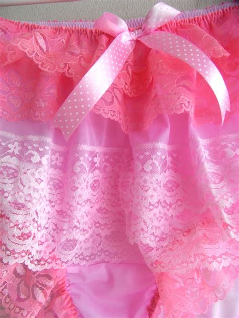 lovely pink party panties handmade ruffled rhumba booty etsy australia