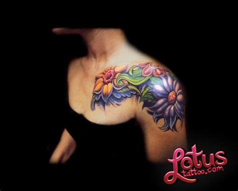 Womenfashion Hibiscus Flower Tattoos