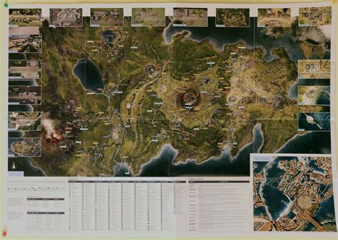 High Quality Map Of Eos Ffxv Complete With Item Locations And Fishing