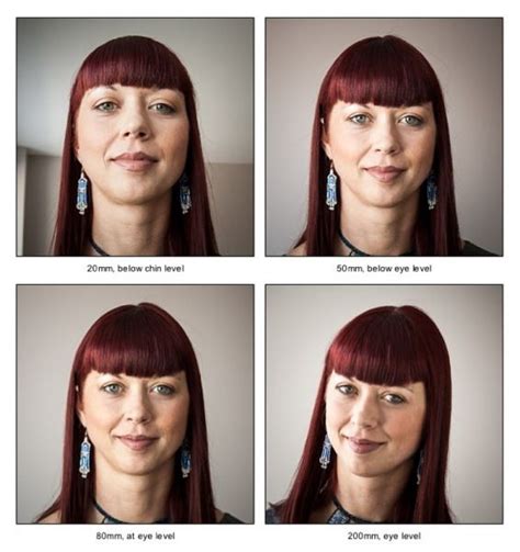 how to use facial view and camera angle to take flattering portraits fotografia foto