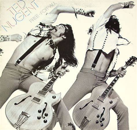 Ted Nugent Free For All 70s American Hard Rock 12 Lp Vinyl Album Cover
