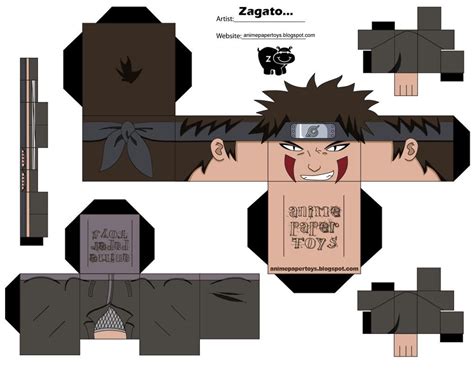 Free Papercraft Template Papercraft Anime Naruto