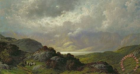 Gustave Dore Scottish Landscape Painting Scottish Landscape Print For