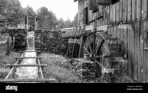 Old Saw Mill In Action Stock Photo Alamy