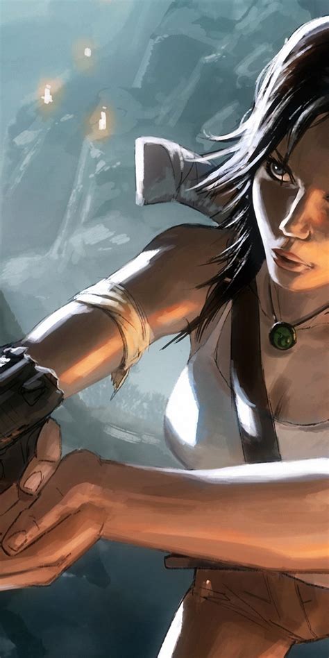 1080x2160 Resolution Lara Croft Tomb Raider Reborn Art One Plus 5t