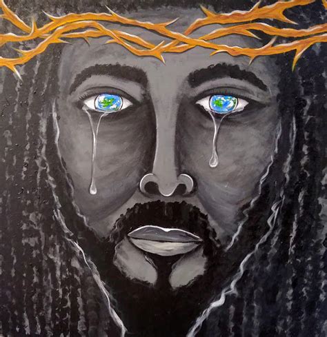 Black Jesus Painting By Belinda Williams Fine Art America