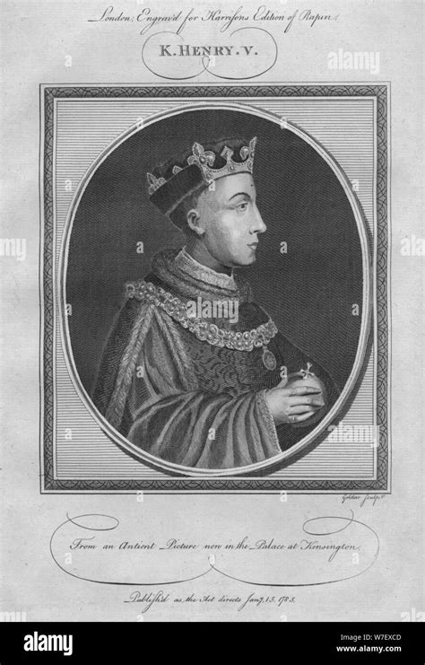 King Henry V 1785 Artist Anon Stock Photo Alamy