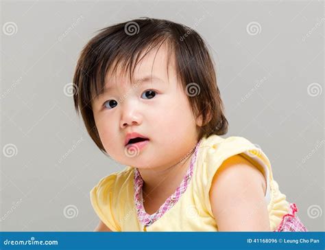Confused Baby Girl Stock Photo Image Of Expression Happiness 41168096