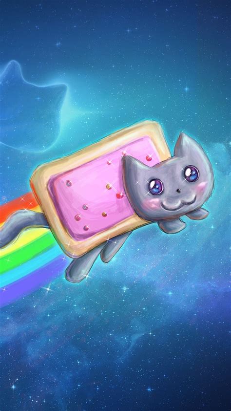 Nyan Cat Pop Tarts Iphone Wallpapers Free Download