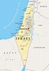 Israel Map - Guide of the World