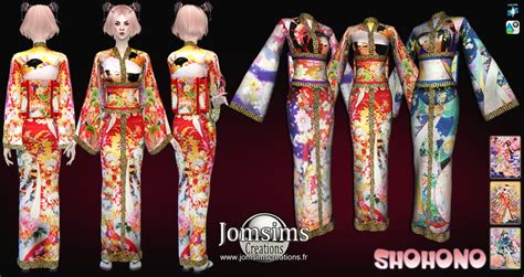 Jom Sims Creations Shohono Kimono • Sims 4 Downloads