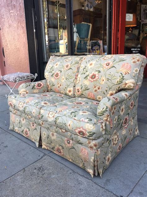 Sold Time Out Traditional Style High Back Floral Sofa By Ethan