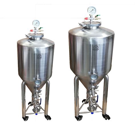34l Full Stainless Steel Conical Fermenter Presurized Fermentation Beer