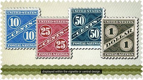 Us Postal Savings Stamps Youtube