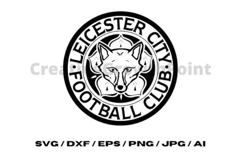 Leicester City Logo Silhouette Svg Png  Dxf Ai Etsy