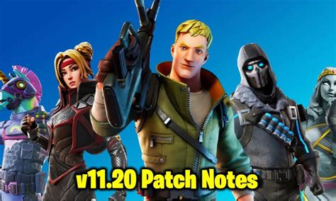 We'll be collating all of the official fortnite battle royale update/patch notes and breaking down all the new features added to epic games' phenomenon for android and ios phones and tablets, as well as pc, ps4, xbox one and nintendo switch platforms. Fortnite v11.20 Update - Official Patch Notes Disclose ...