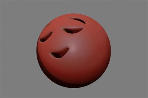 Emoji Relieved Face 3d Model Cgtrader