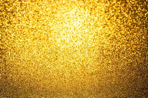 Gold Glitter Sparkle Confetti Background Stock Image Image Of