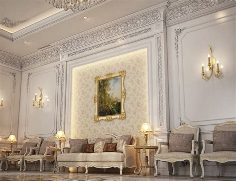 Classic Majlis Design Private Villa Doha Qatar On Behance