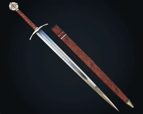 Erlosung Templar Style Longsword At Skyrim Nexus Mods And Community