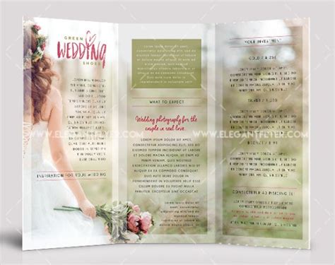 Tri Fold Wedding Invitation Template 17 Free And Premium Download