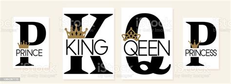 Kingqueen Prince And Princess Stock Illustration Download Image Now