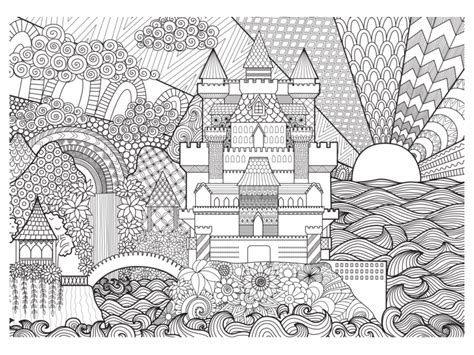 Castle By The Sea Free Hd Printable Activities Richwald Club