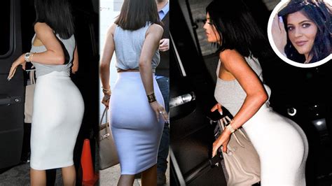 Kylie Got Back Jenner Shows Off Her Booty In Tight Dress During Salon Visit