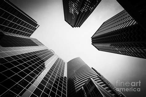 Chicago Buildings In Black And White Photograph By Paul Velgos Pixels
