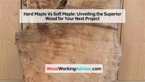 Hard Maple Vs Soft Maple Unveiling The Superior Wood For Your Next
