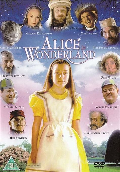 Alice In Wonderland 1999 British Movie Cover