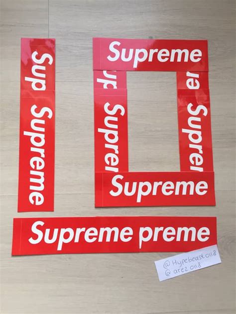Supreme Supreme Box Logo Stickers Grailed
