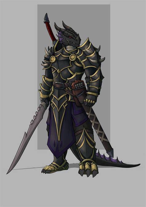 Velxen Dragonborn Paladin By Silkynoire On Deviantart Dungeons And